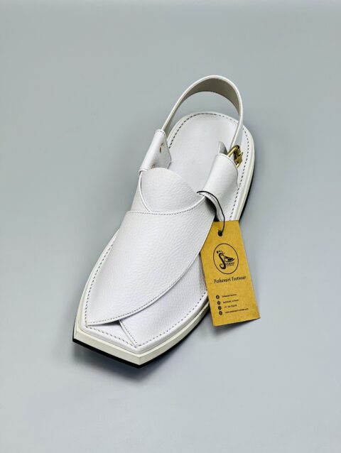 Air- Kaptaan White Chappal