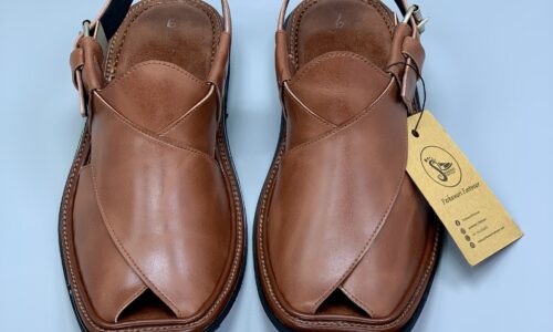 Shine Brown Single Sole Charsadda Chappal