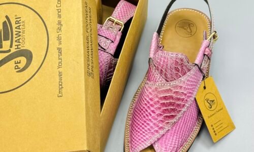 ViP Kaptaan Chappal Crocodile Leather