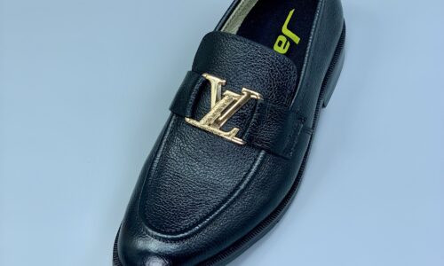 Men’s Black Formal Loafers-VL41