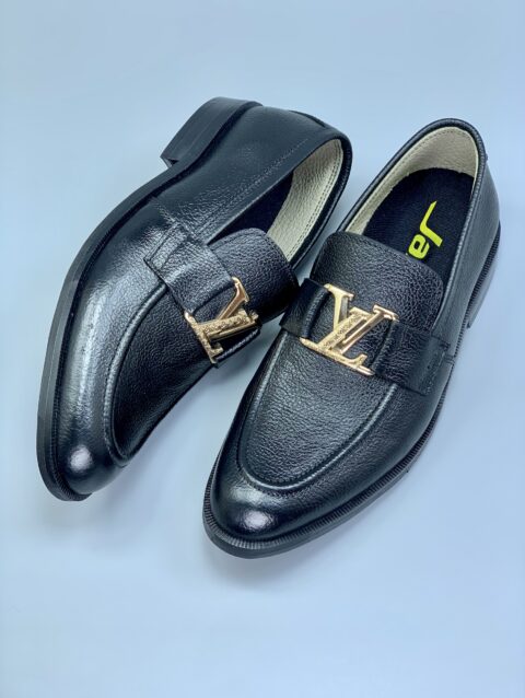 Men’s Black Formal Loafers-VL41