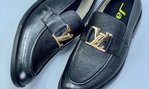 Men’s Black Formal Loafers-VL41