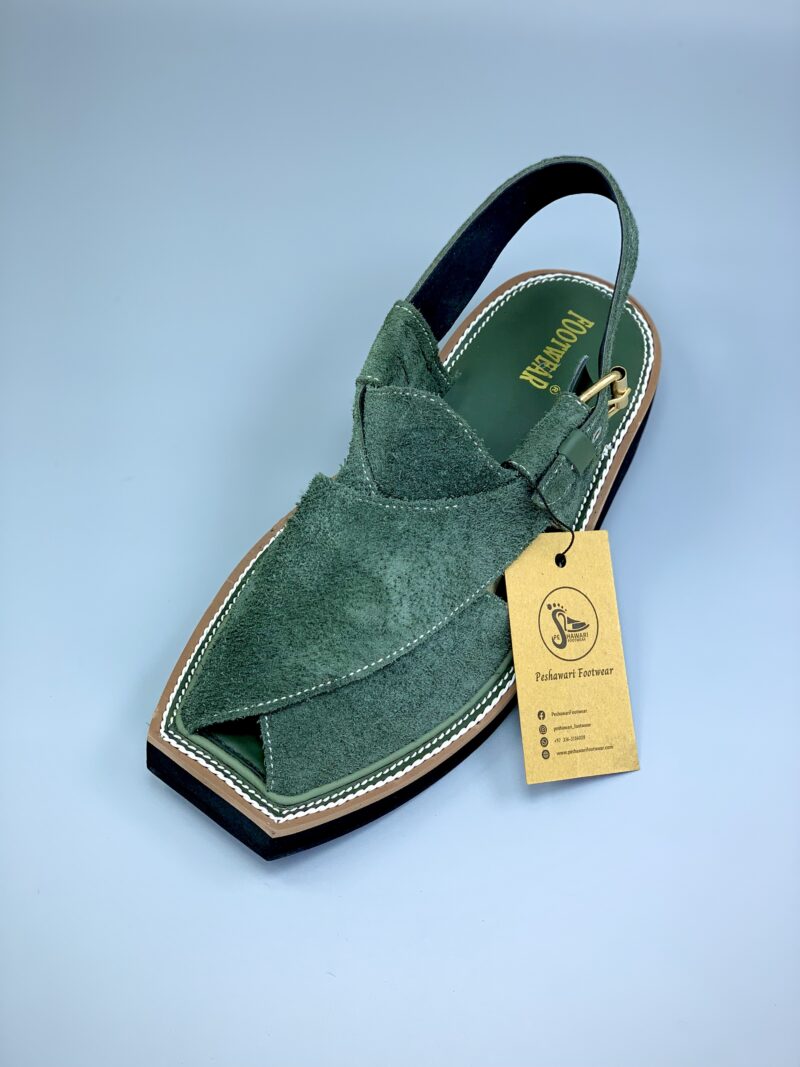 Special Suede Leather Kaptaan Chappal