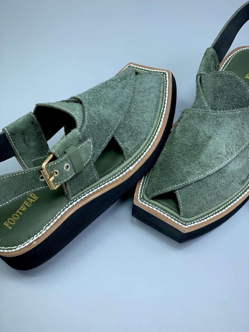 Special Suede Leather Kaptaan Chappal