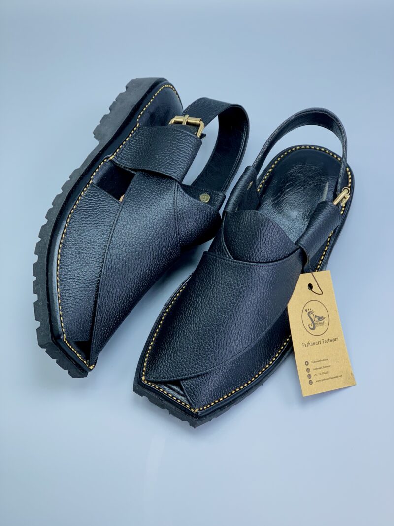 Black Chappal Vibram sole