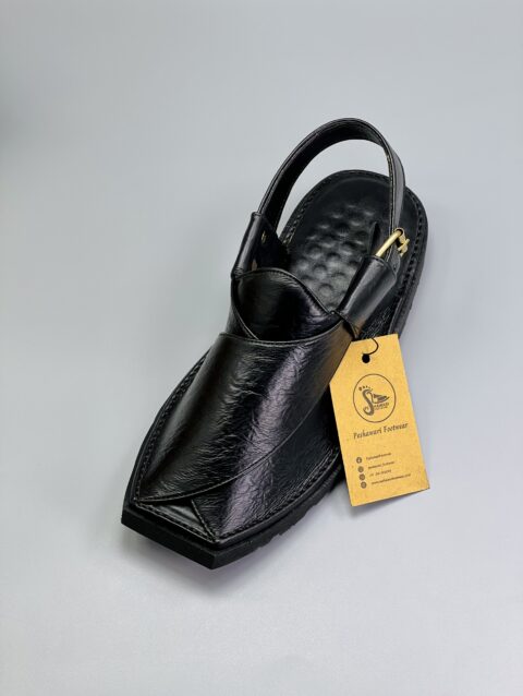 Black Chappal Vibram sole