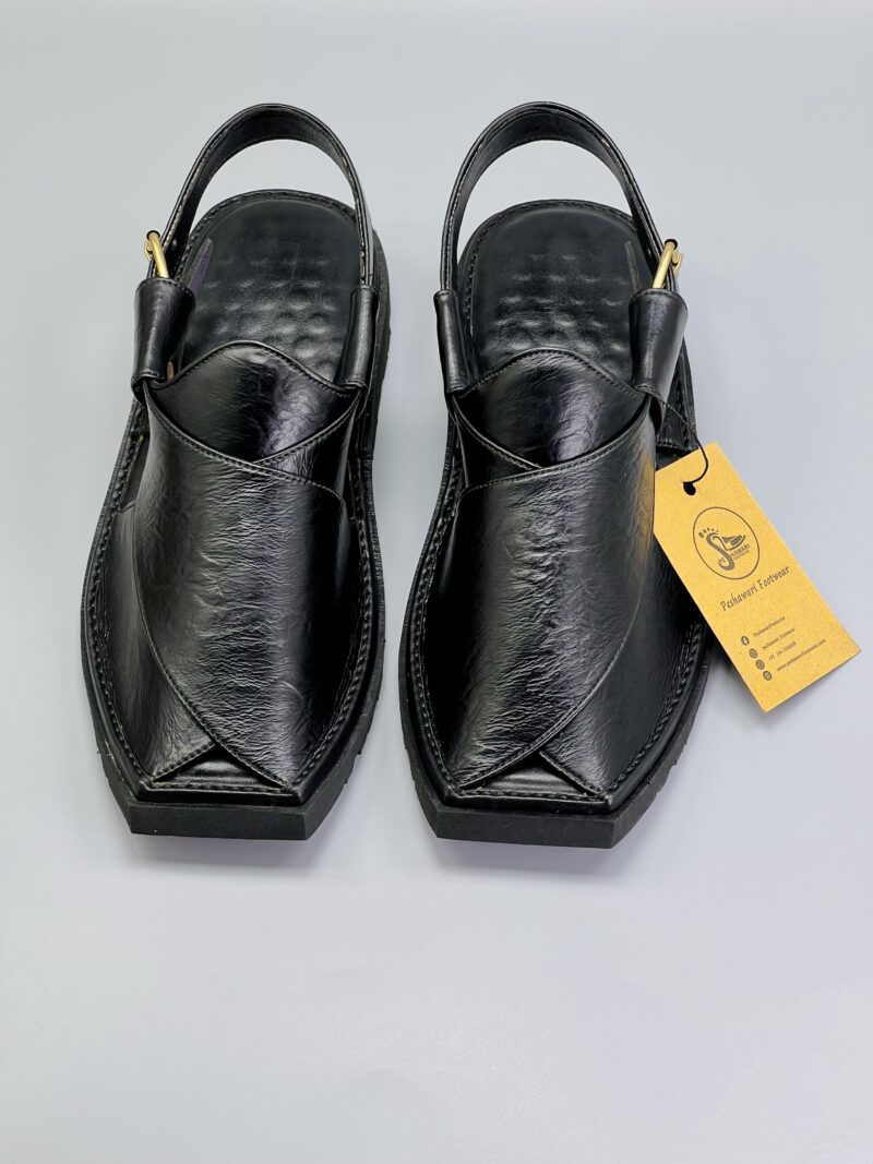 Black Chappal Vibram sole