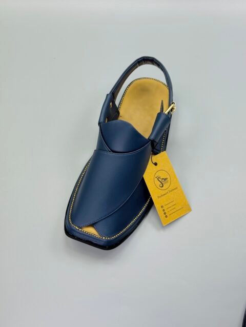 Smokey Blue Zalmi Chappal
