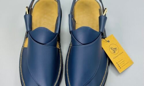 Smokey Blue Zalmi Chappal