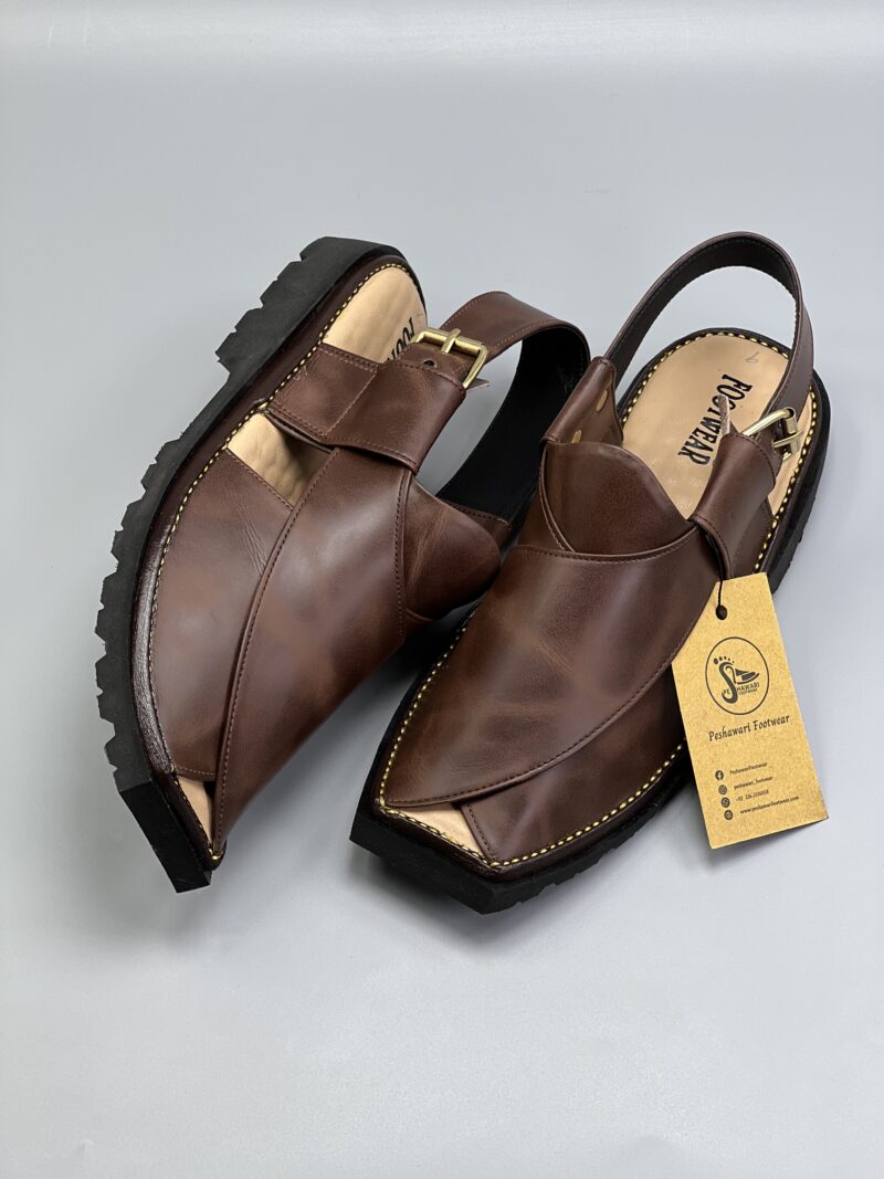 Brown Vibram Sole Chappal