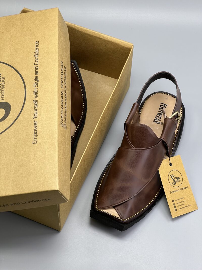 Brown Vibram Sole Chappal