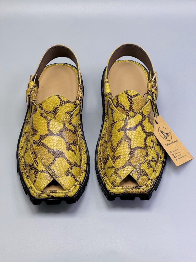 Snake Leather Shikari Chappal