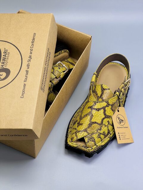 Snake Leather Shikari Chappal