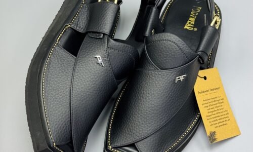 Air- Kaptaan Black Chappal
