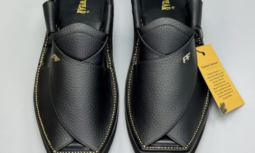 Air- Kaptaan Black Chappal