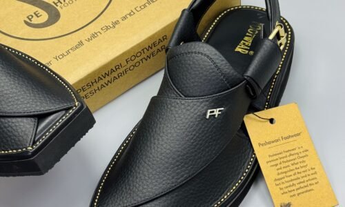 Air- Kaptaan Black Chappal
