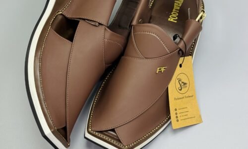 Men's Peshawari Chappal 002US- BROWN