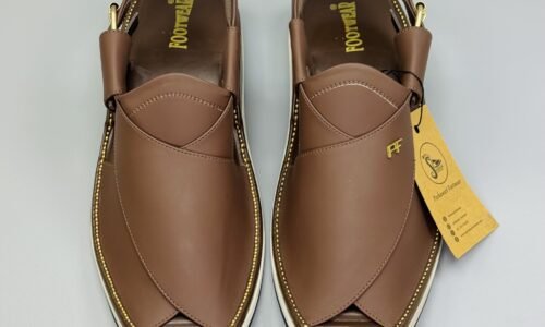 Men's Peshawari Chappal 002US- BROWN