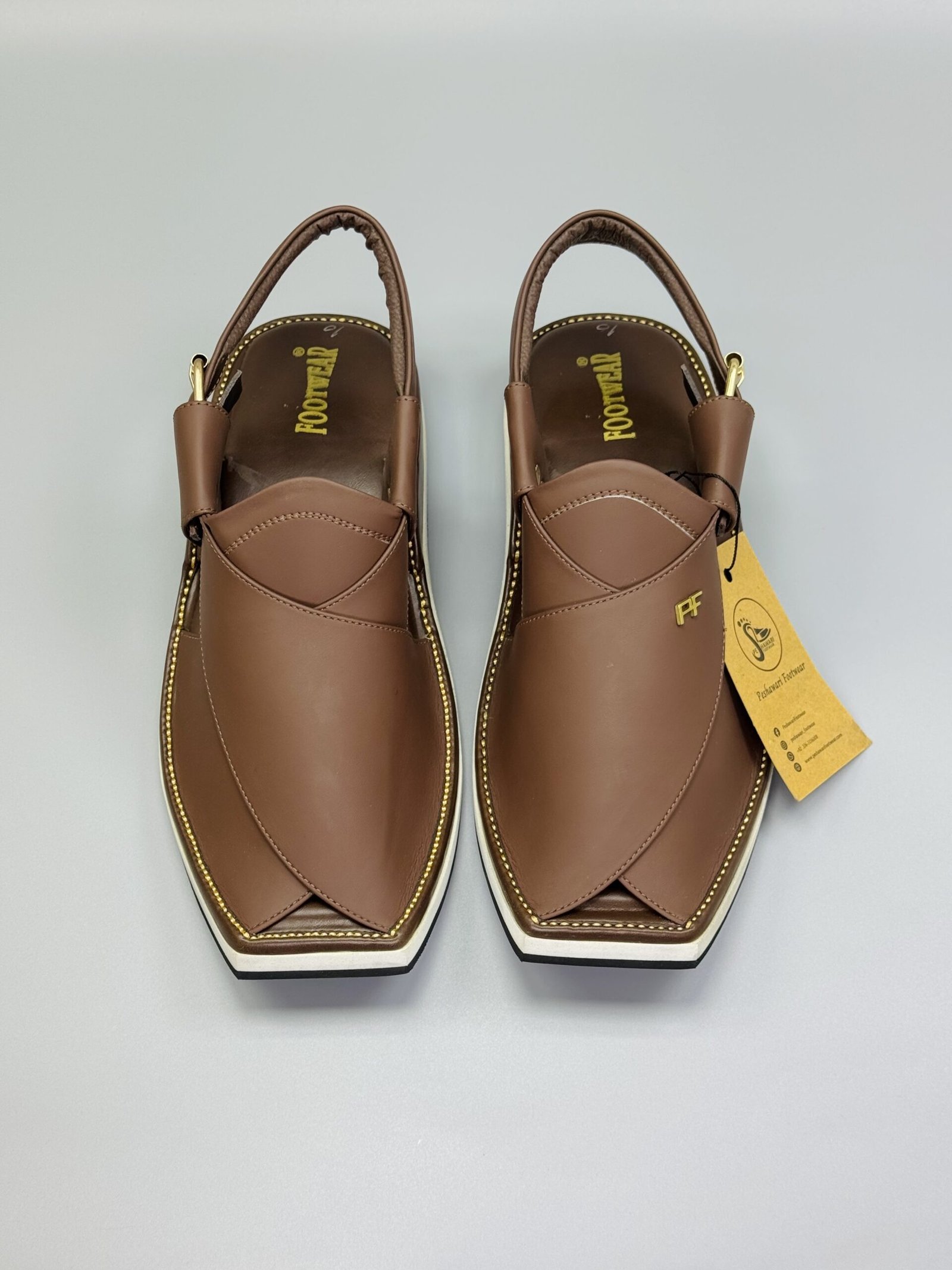 Men's Peshawari Chappal 002US- BROWN Men's Peshawari Chappal 002US- BROWN