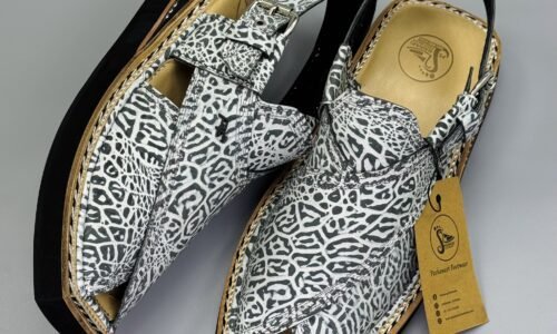 ViP Kaptaan Chappal Zebra Print