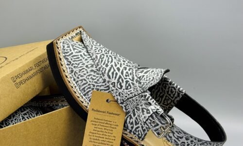 ViP Kaptaan Chappal Zebra Print