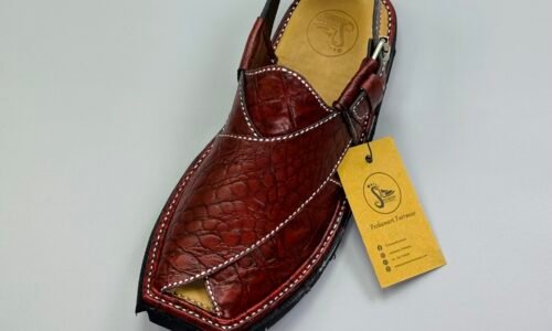 Shikari Chappal ( crocodile leather)
