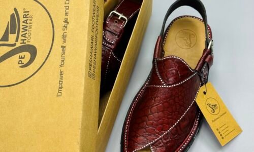 Shikari Chappal ( crocodile leather)