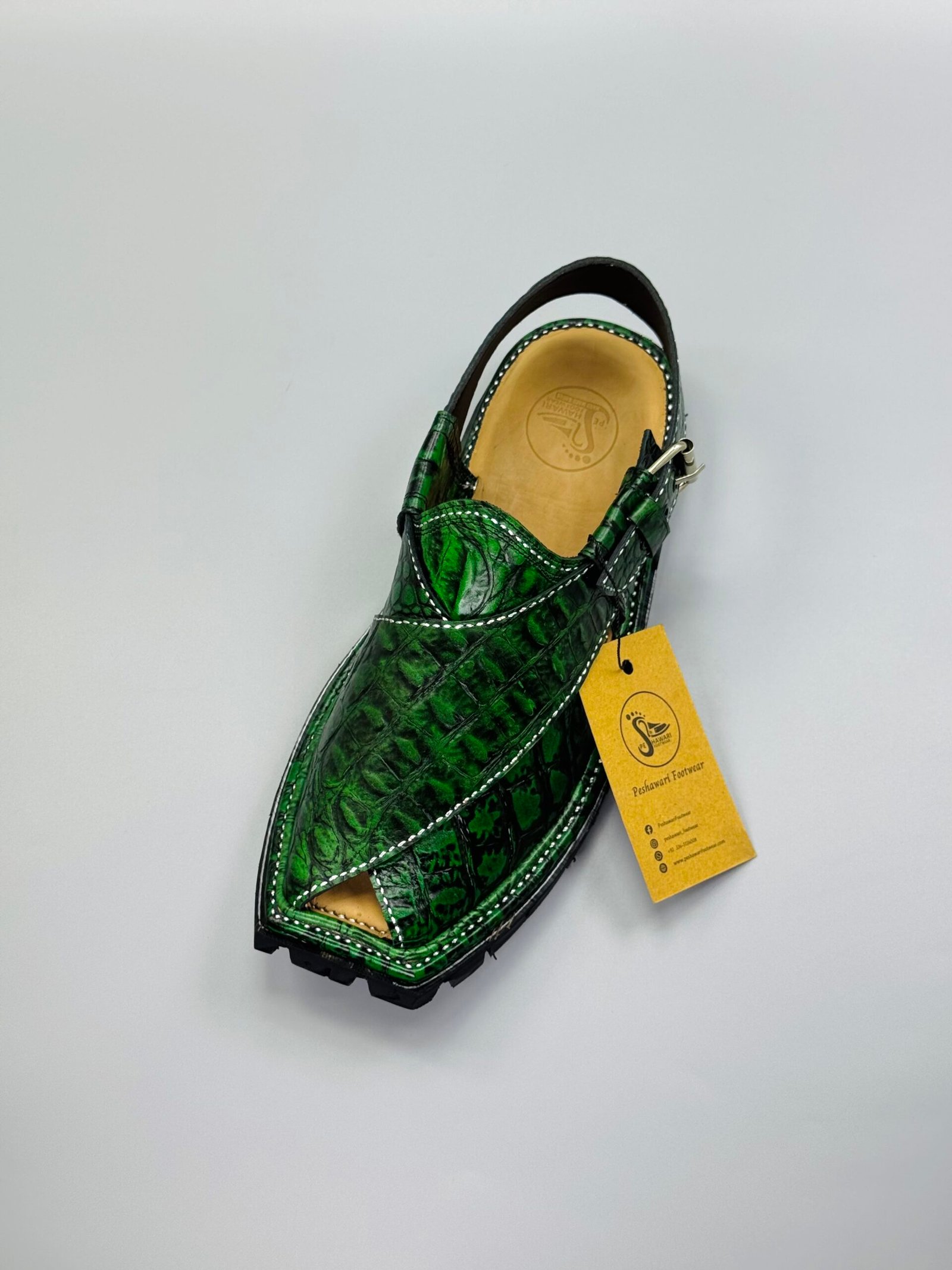 Shikari Chappal ( crocodile leather) Shikari Chappal ( crocodile leather)
