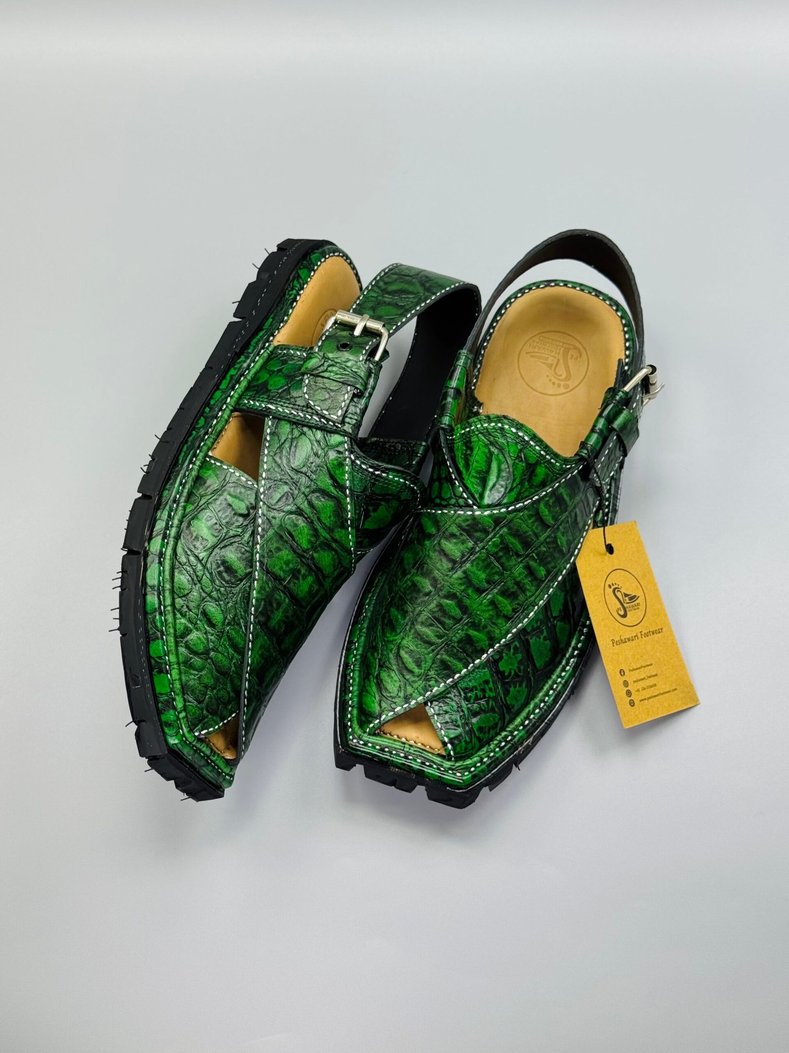 Shikari Chappal ( crocodile leather) Shikari Chappal ( crocodile leather)