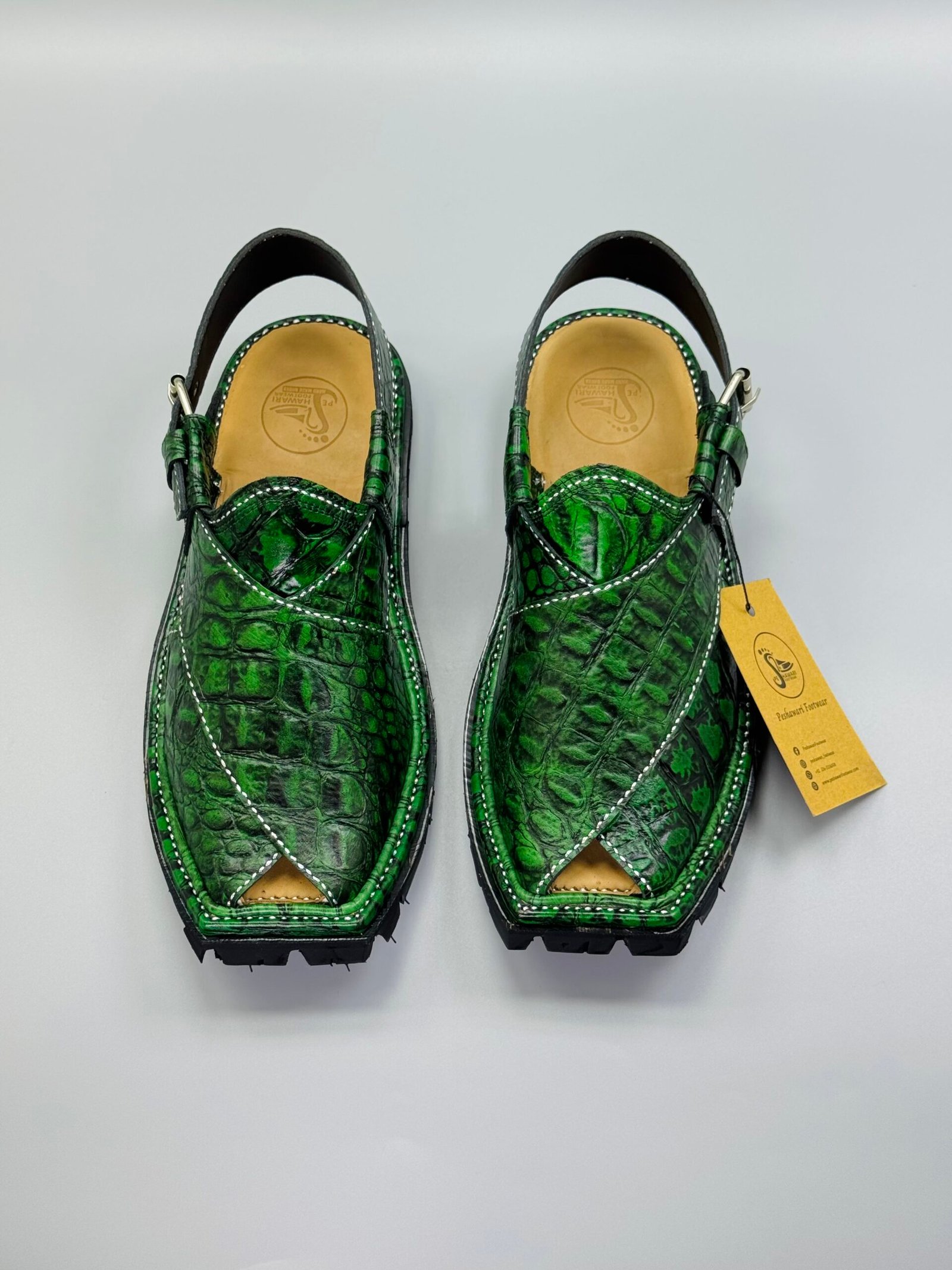 Shikari Chappal ( crocodile leather) Shikari Chappal ( crocodile leather)