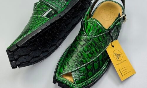 Shikari Chappal ( crocodile leather)