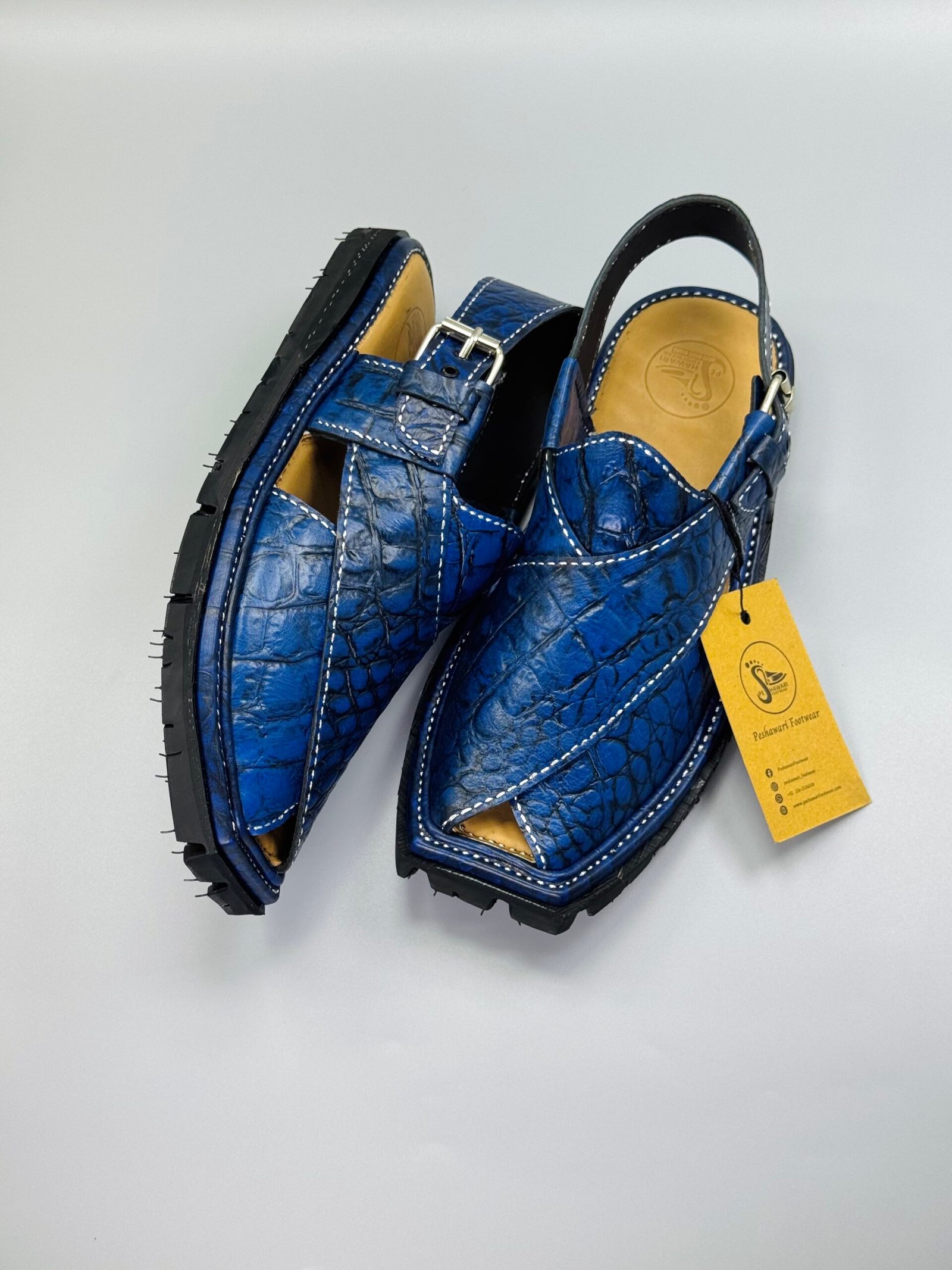 Shikari Chappal ( crocodile leather) Shikari Chappal ( crocodile leather)