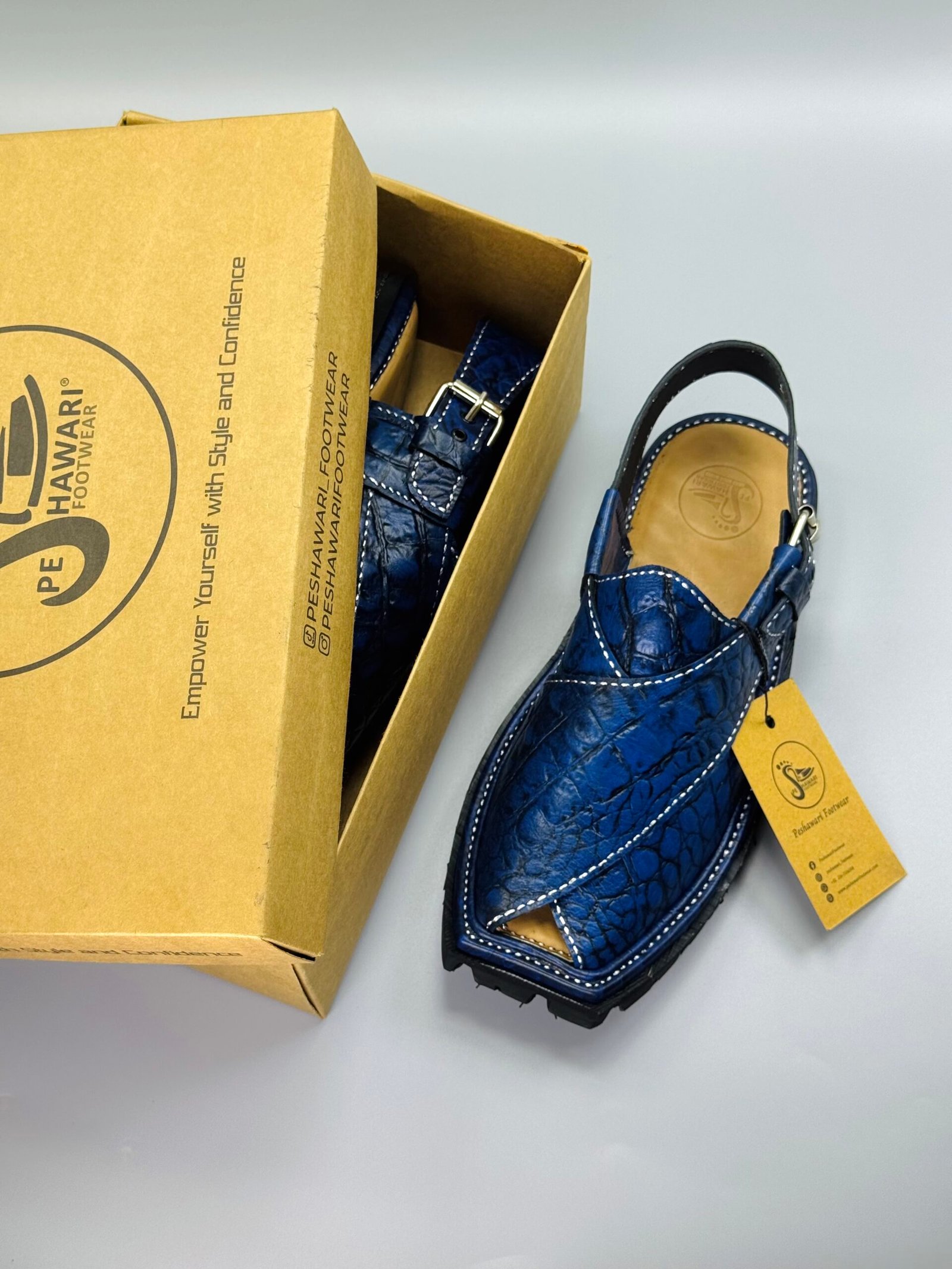 Shikari Chappal ( crocodile leather) Shikari Chappal ( crocodile leather)