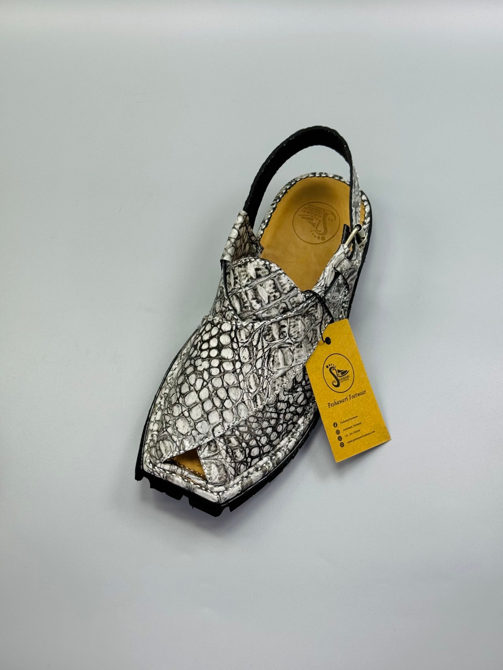 Shikari Chappal ( crocodile leather) Shikari Chappal ( crocodile leather)