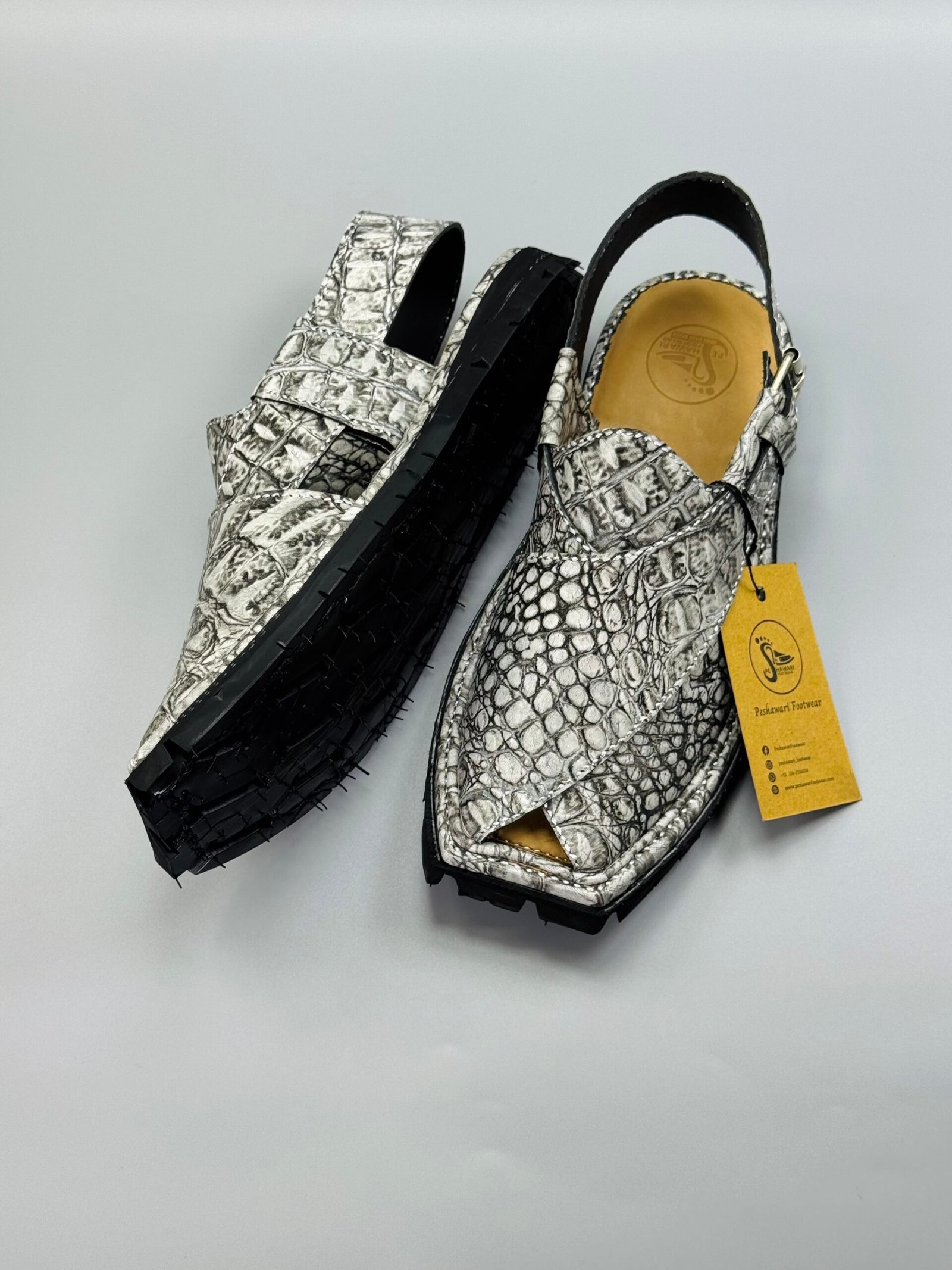 Shikari Chappal ( crocodile leather) Shikari Chappal ( crocodile leather)
