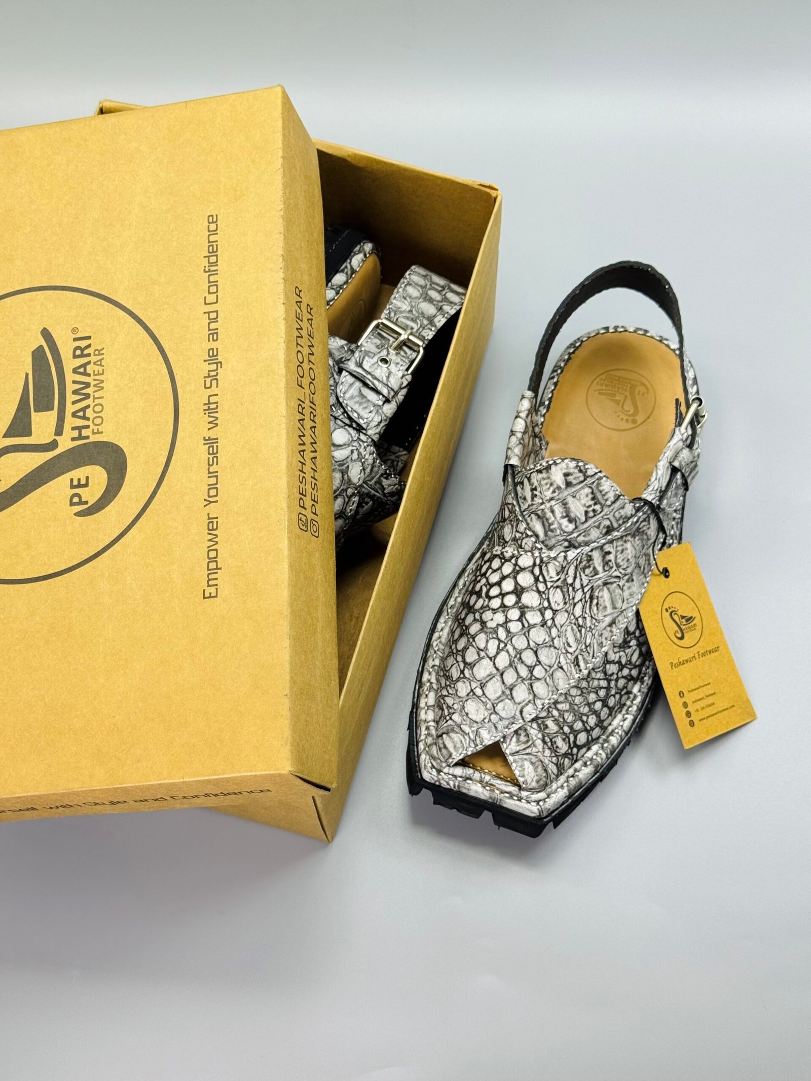 Shikari Chappal ( crocodile leather) Shikari Chappal ( crocodile leather)