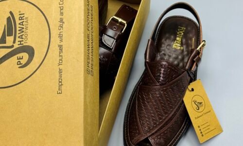 Woven Leather Vibram Sole Chappal ( lightweight )